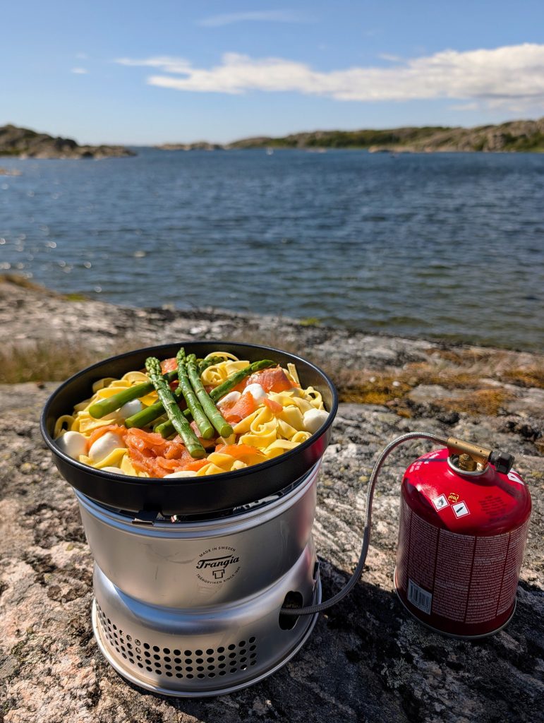 Walking and Outdoor Cooking in nature
