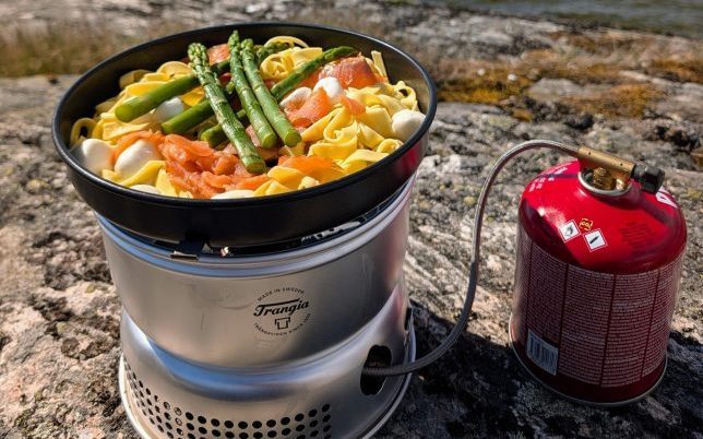 Walking and Outdoor Cooking in nature